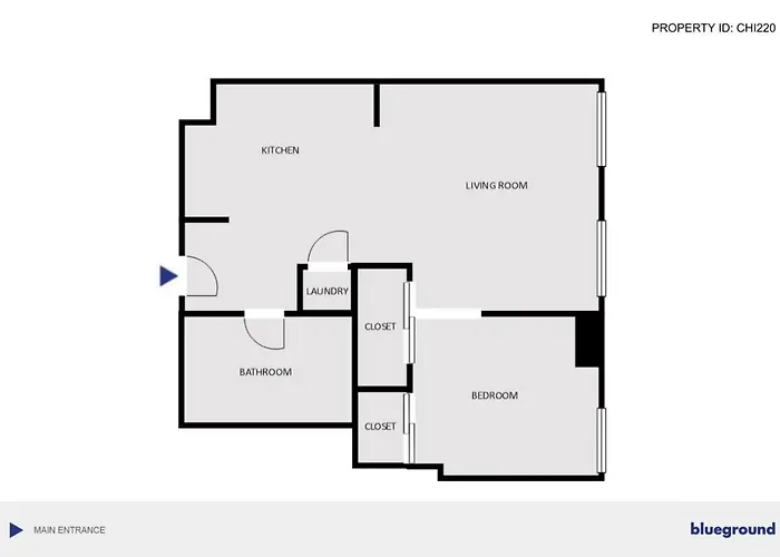 Loop 1br W Deck Gym Wd Nr W Loop The L Chi-220 Apartment Chicago