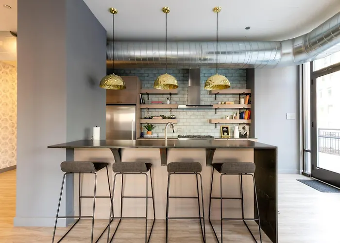 Apartment Loop 1br W Deck Gym Wd Nr W Loop The L Chi-220 Chicago