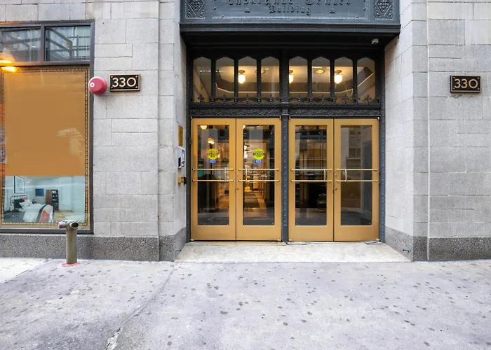 Apartment Loop 1br W Deck Gym Wd Nr W Loop The L Chi-220 *